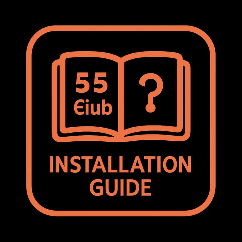 An icon representing the 55 Club Installation Guide.