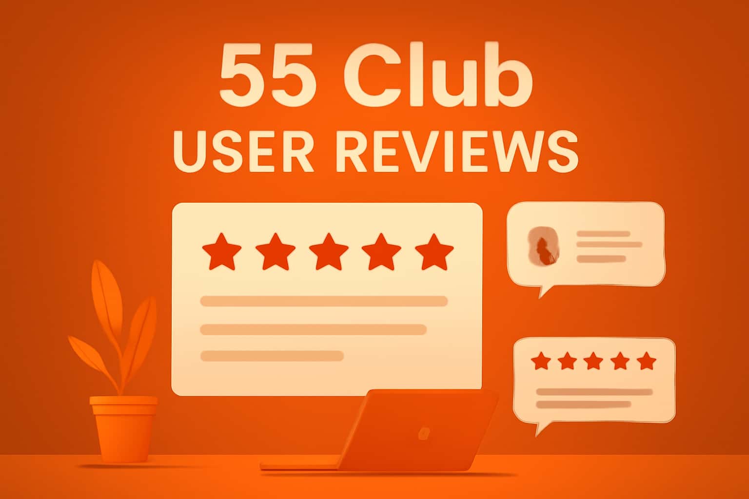 An illustrative representation of 55 Club User Reviews showcasing informative elements.