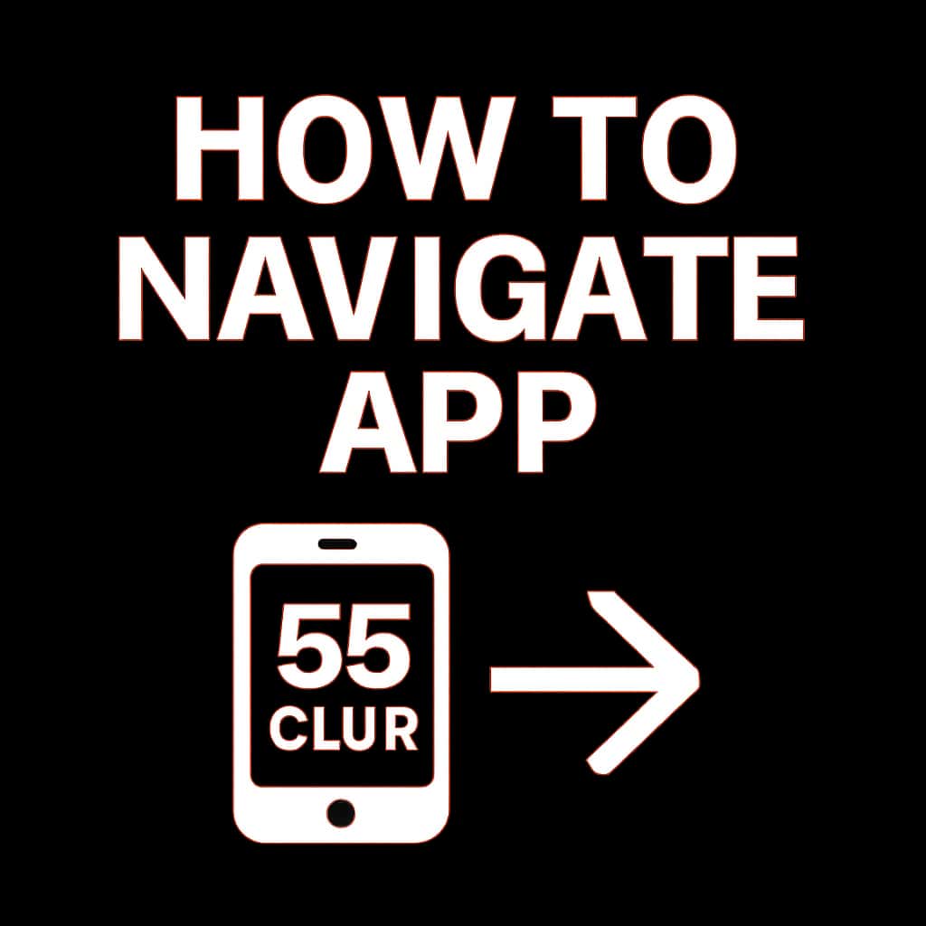 An icon symbolizing guidance for the 55 Club App navigation.